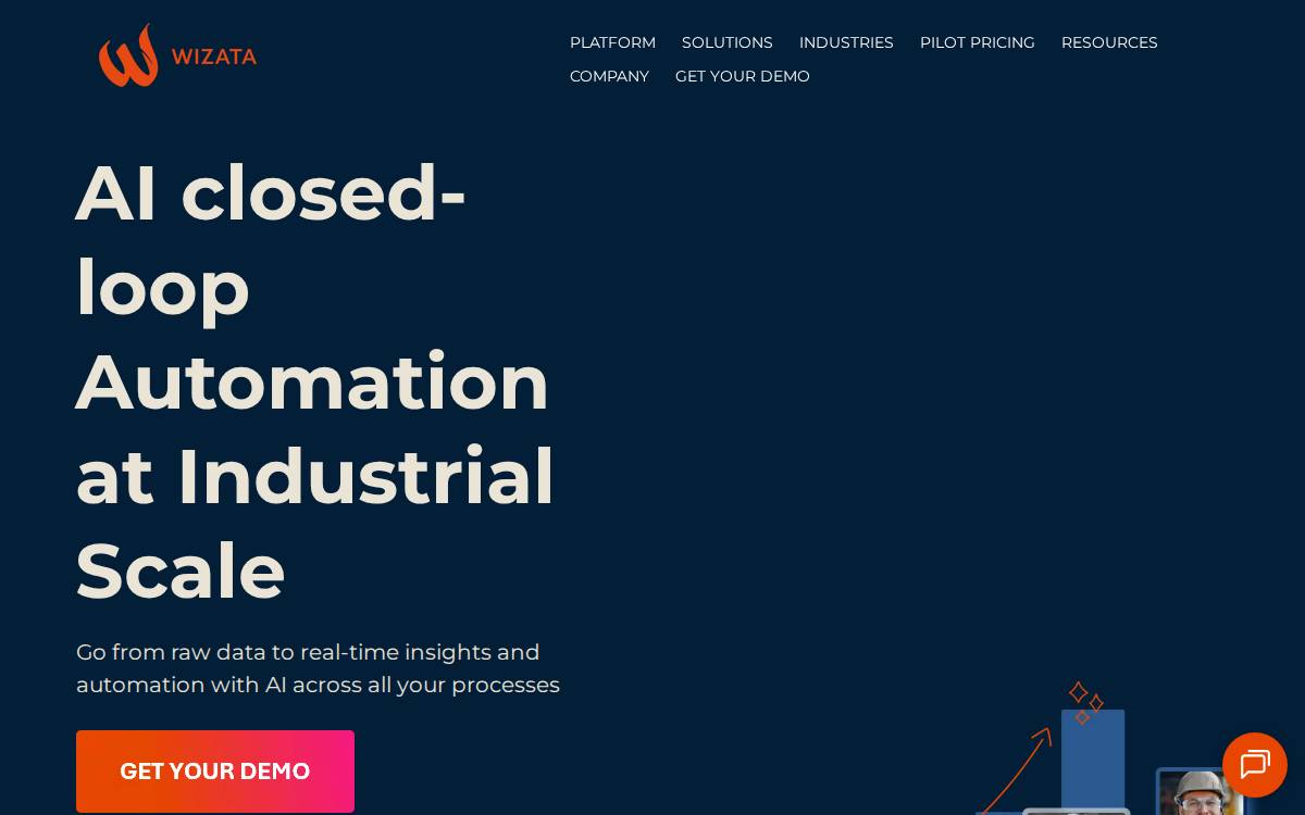 Wizata website preview