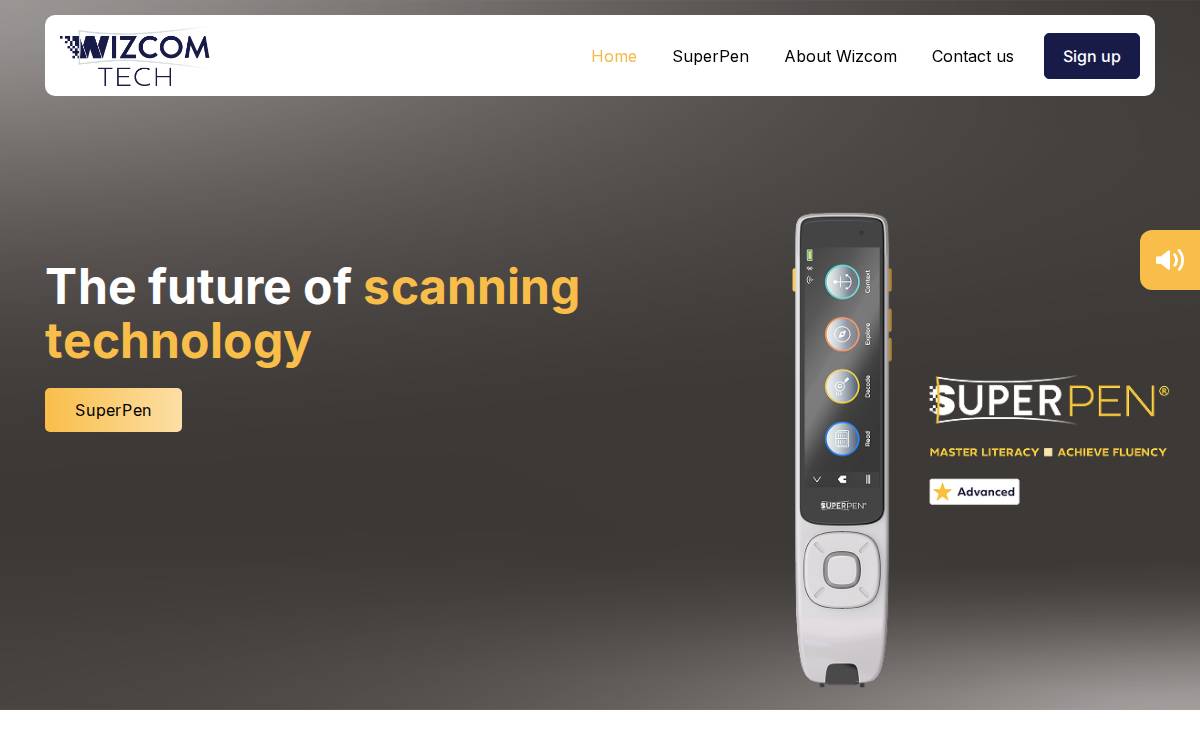 Wizcomtech website preview