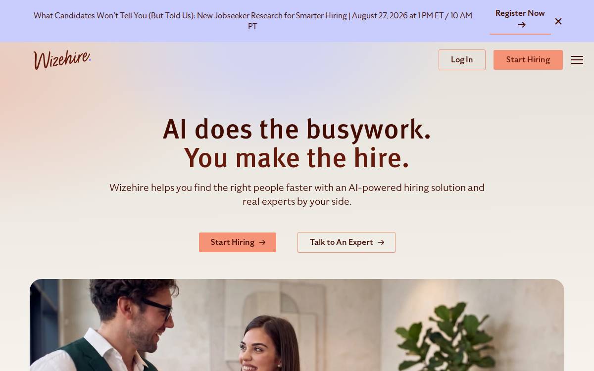 Wizehire website preview