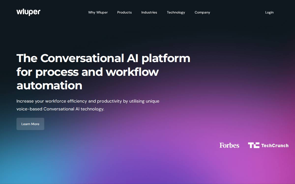 wluper website preview
