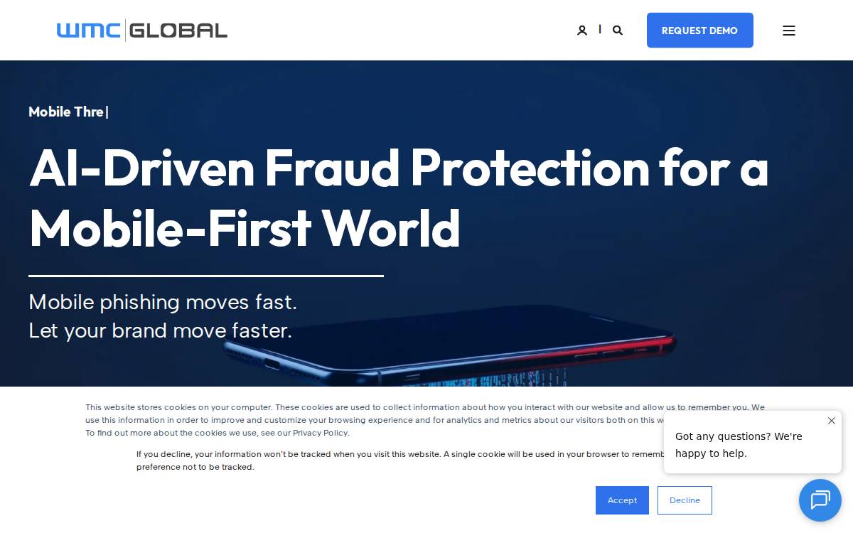 WMC Global website preview