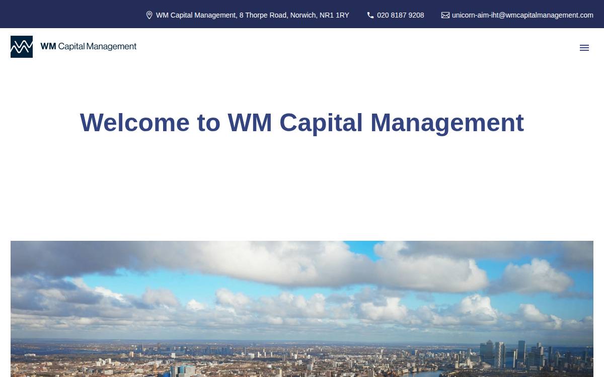 Wmcapitalmanagement website preview
