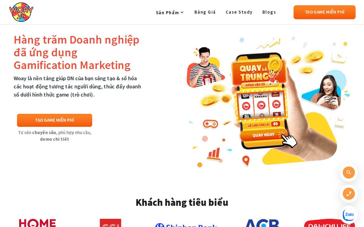 Woay website preview