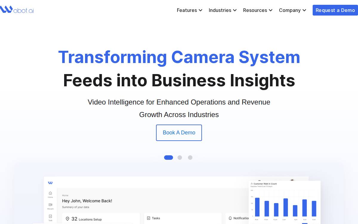 Wobot website preview