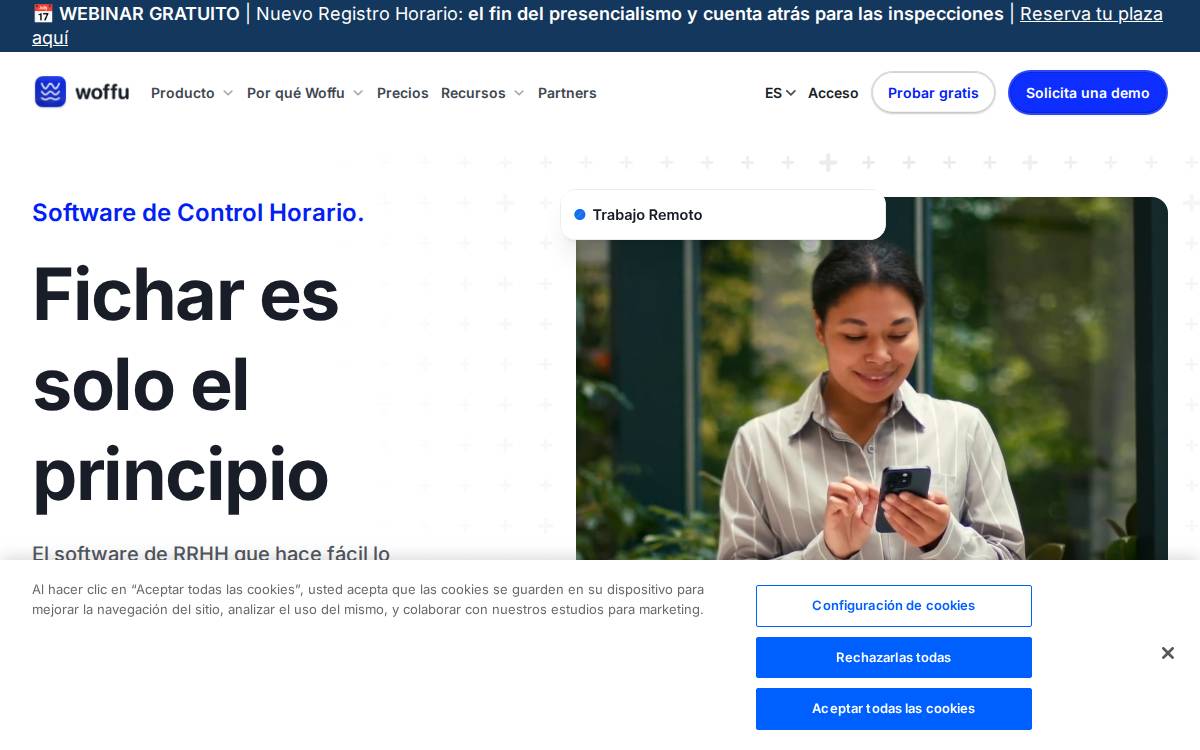 Woffu website preview