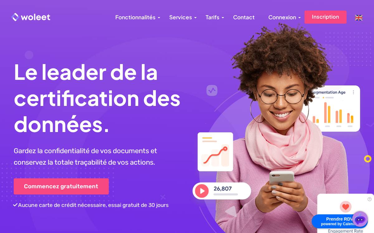 Woleet website preview