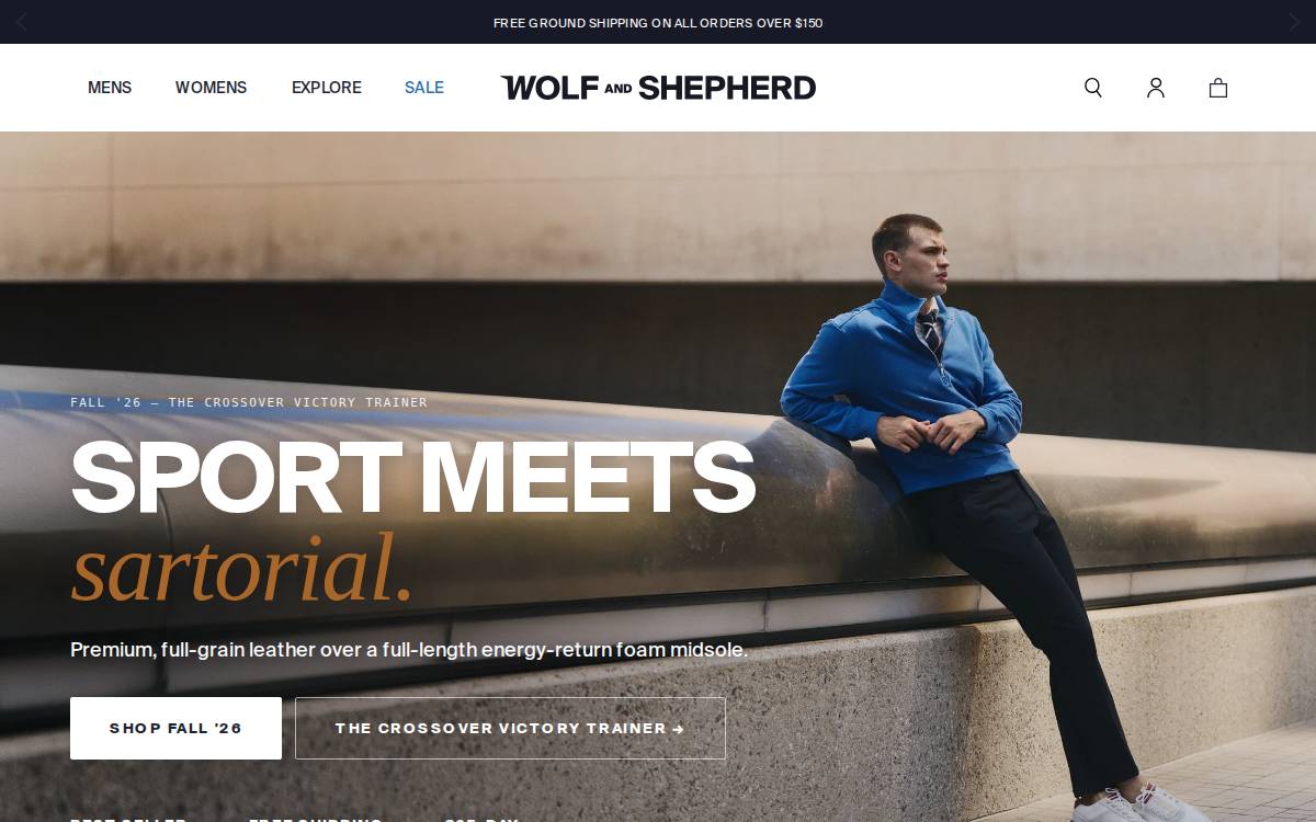 Wolf and Shepard website preview