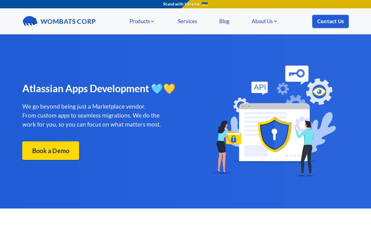 Wombat Corp website preview