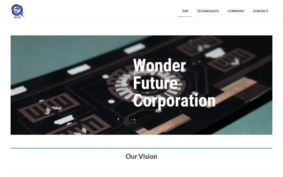 Wonderf C website preview