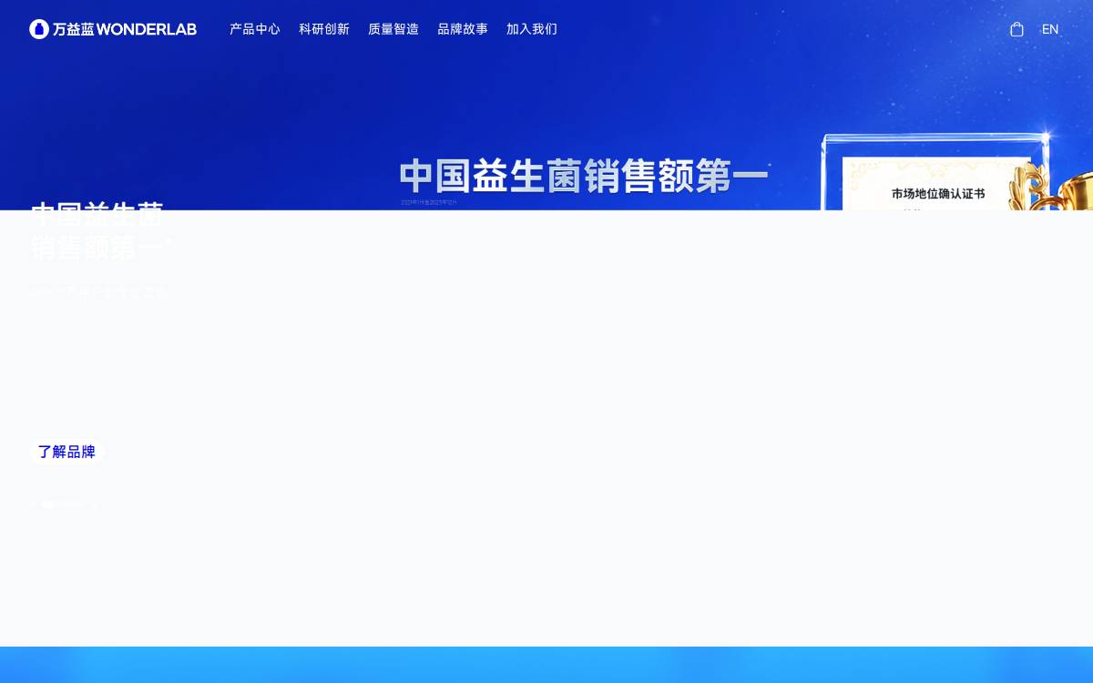 WONDERLAB website preview