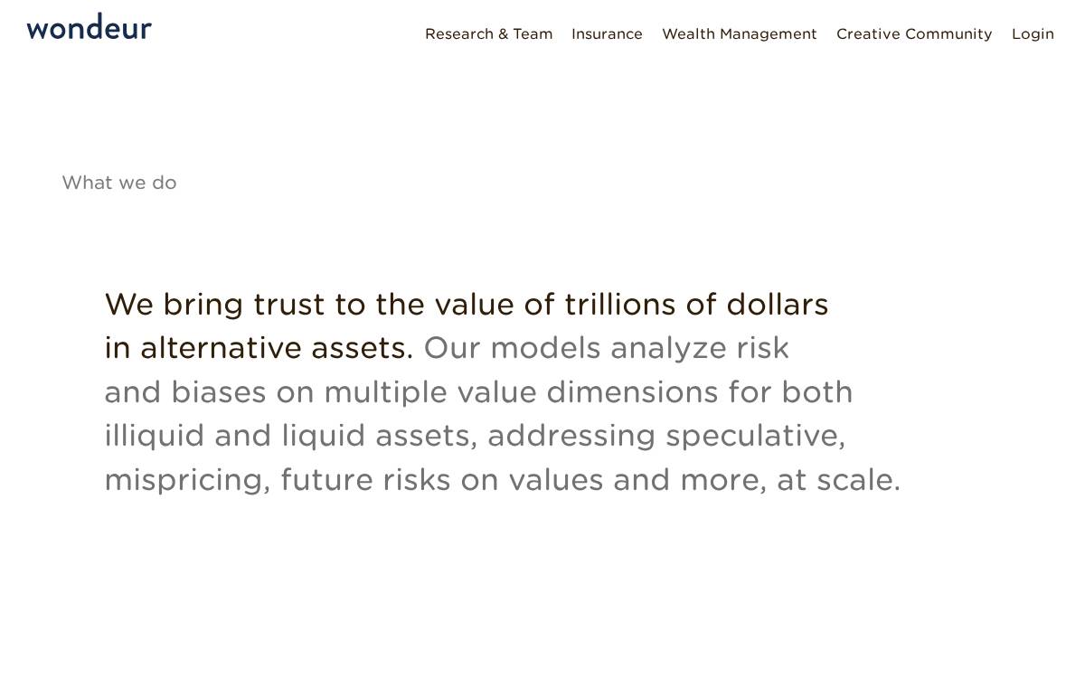 Wondeur website preview