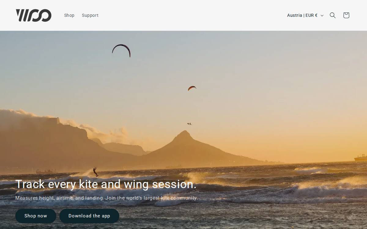 WOO Sports website preview