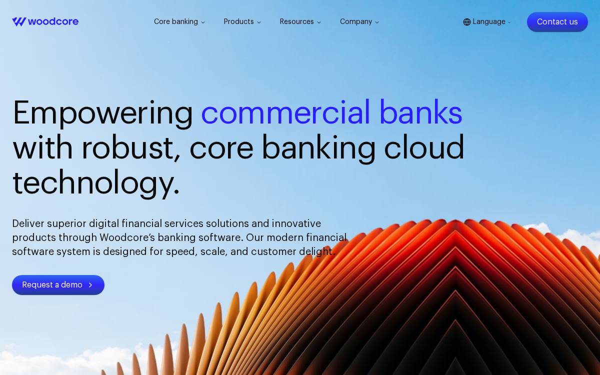 Woodcore website preview