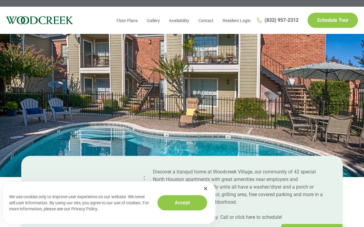 Woodcreekhouston website preview