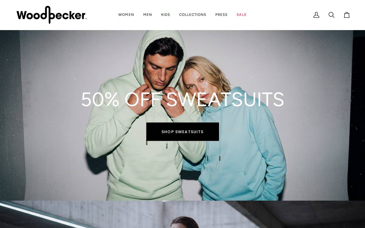 woodpecker website preview