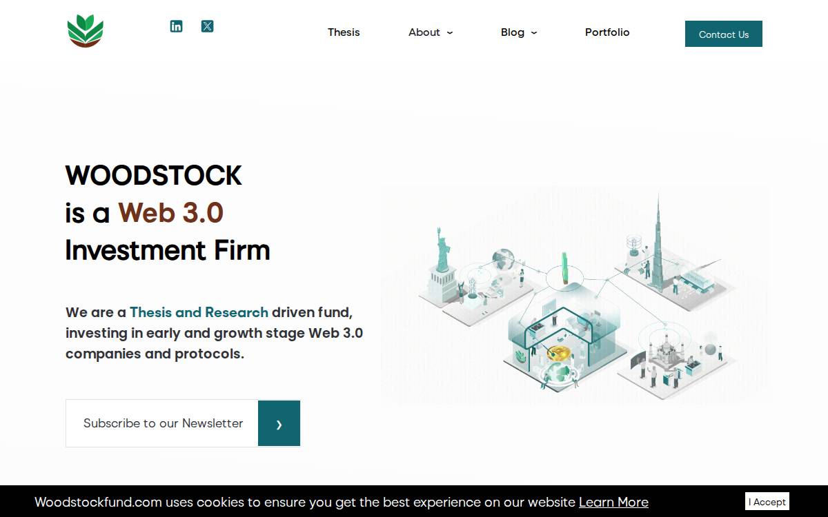 Woodstockfund website preview