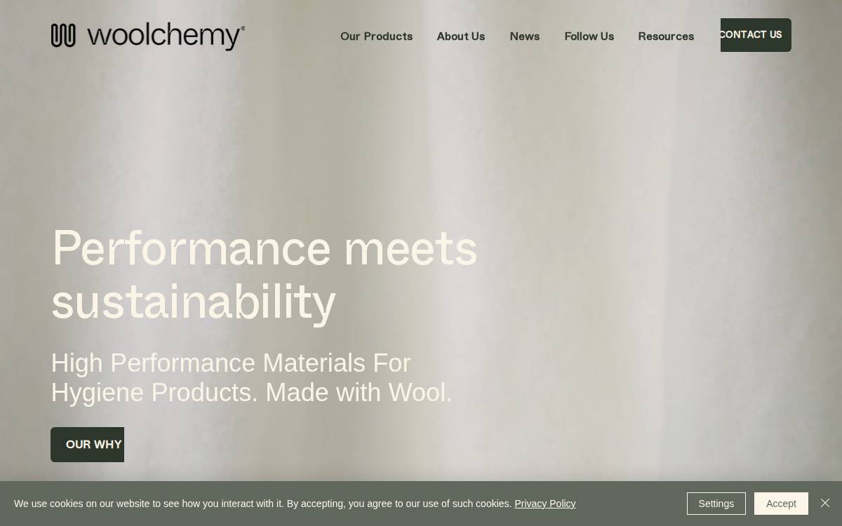 Woolchemy website preview