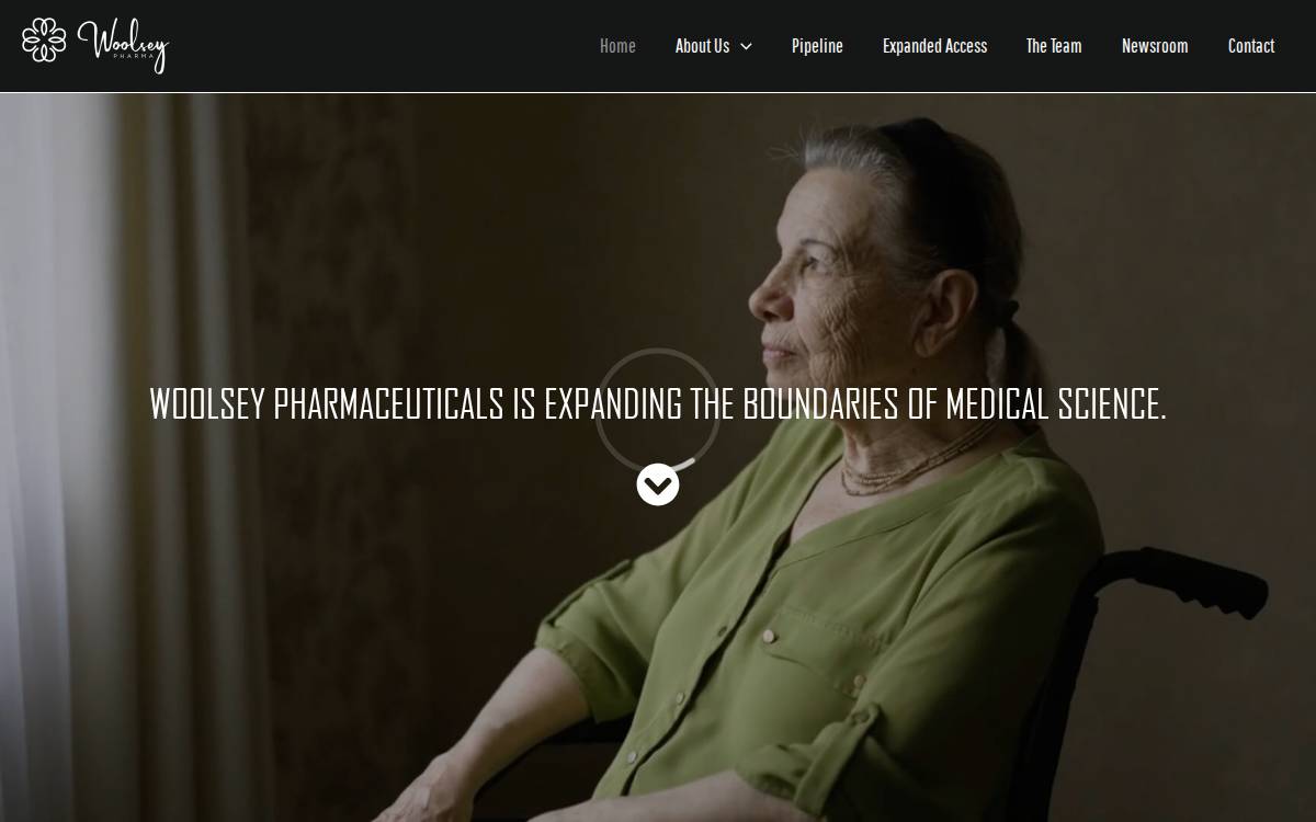 Woolseypharma website preview