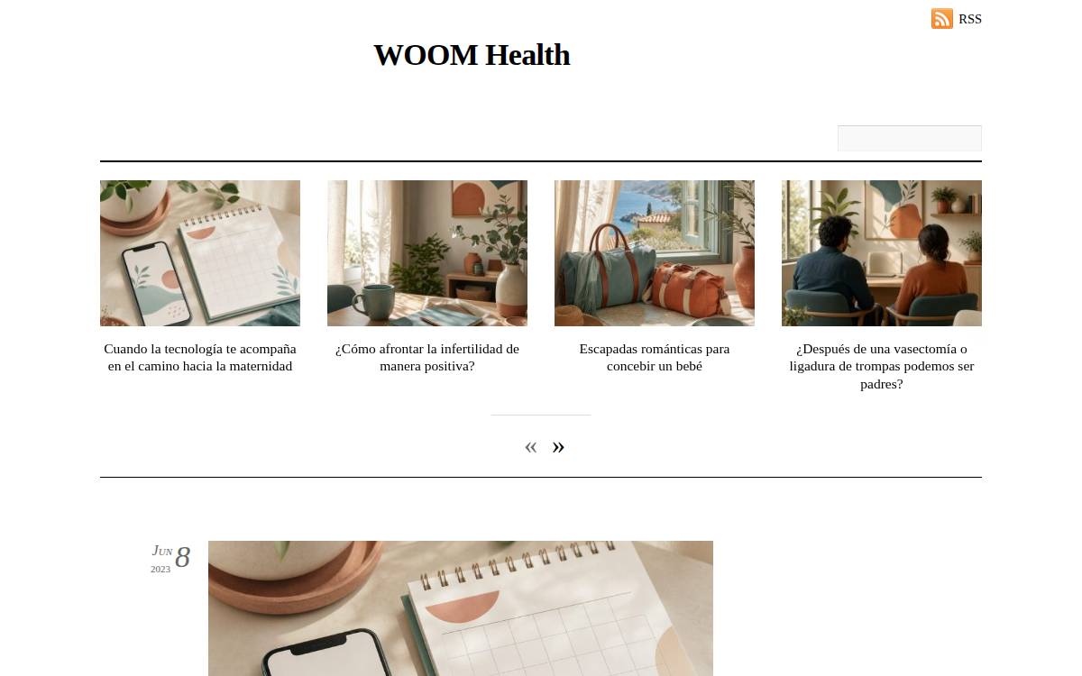 Woom website preview