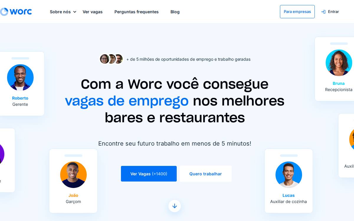 Worc website preview