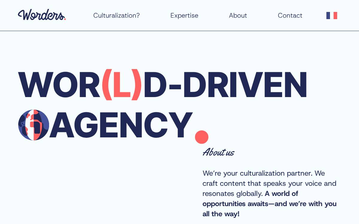 Worders website preview
