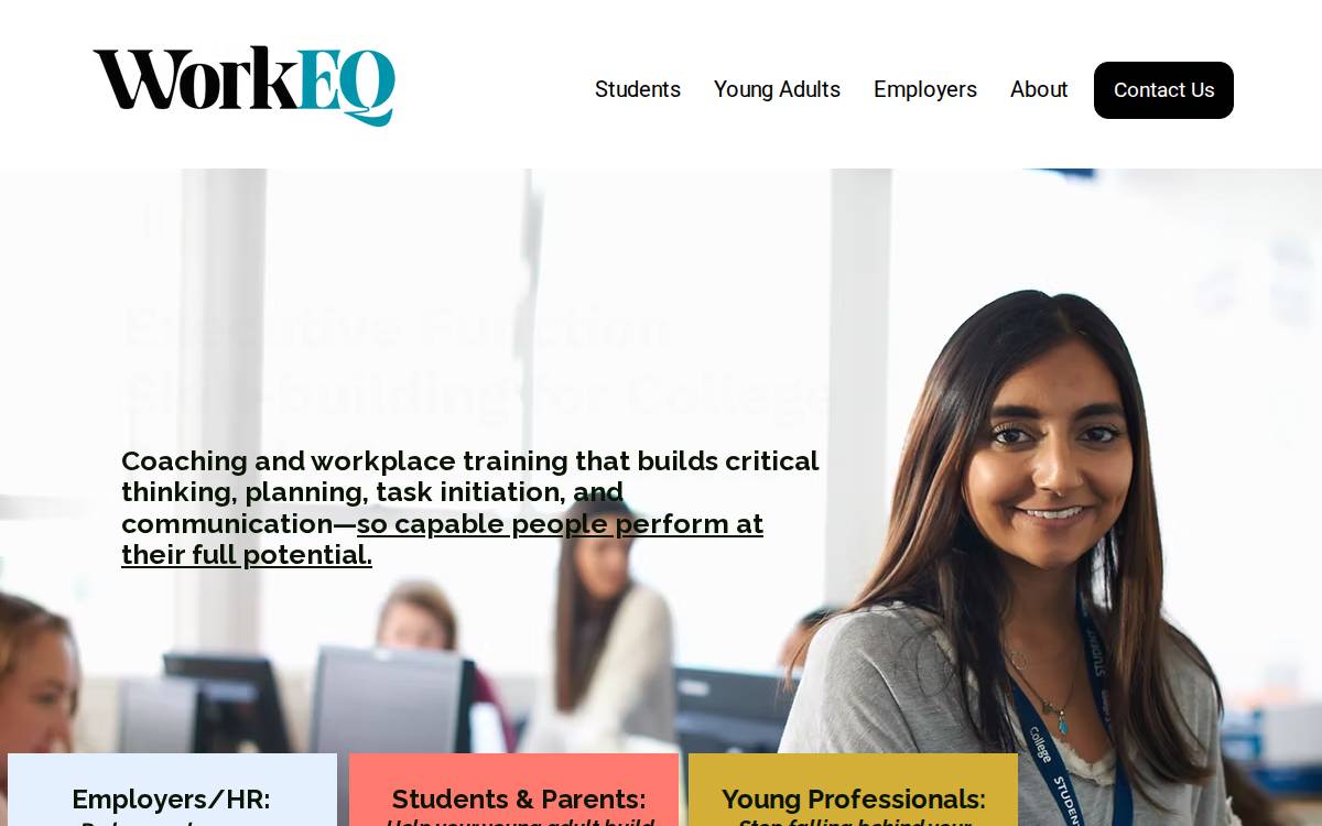 Workeq website preview