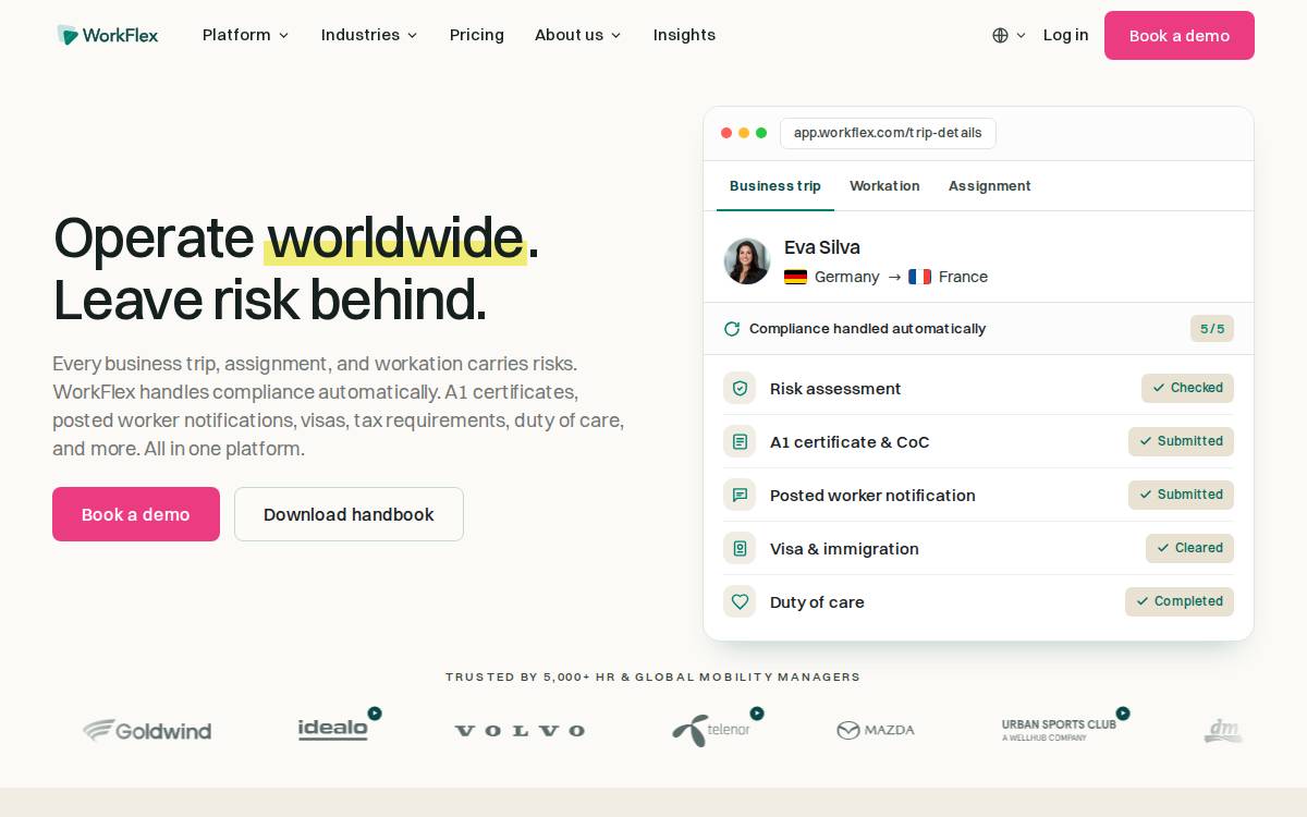 WorkFlex website preview
