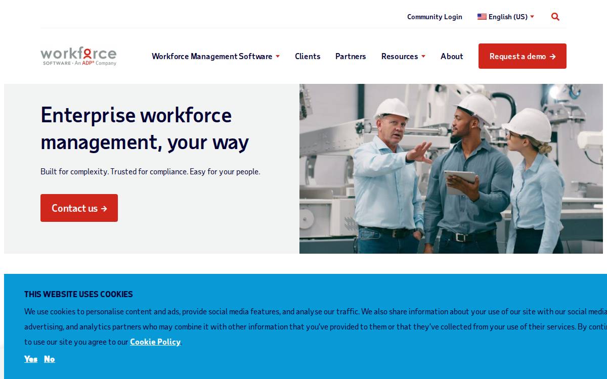 Workforce Software website preview