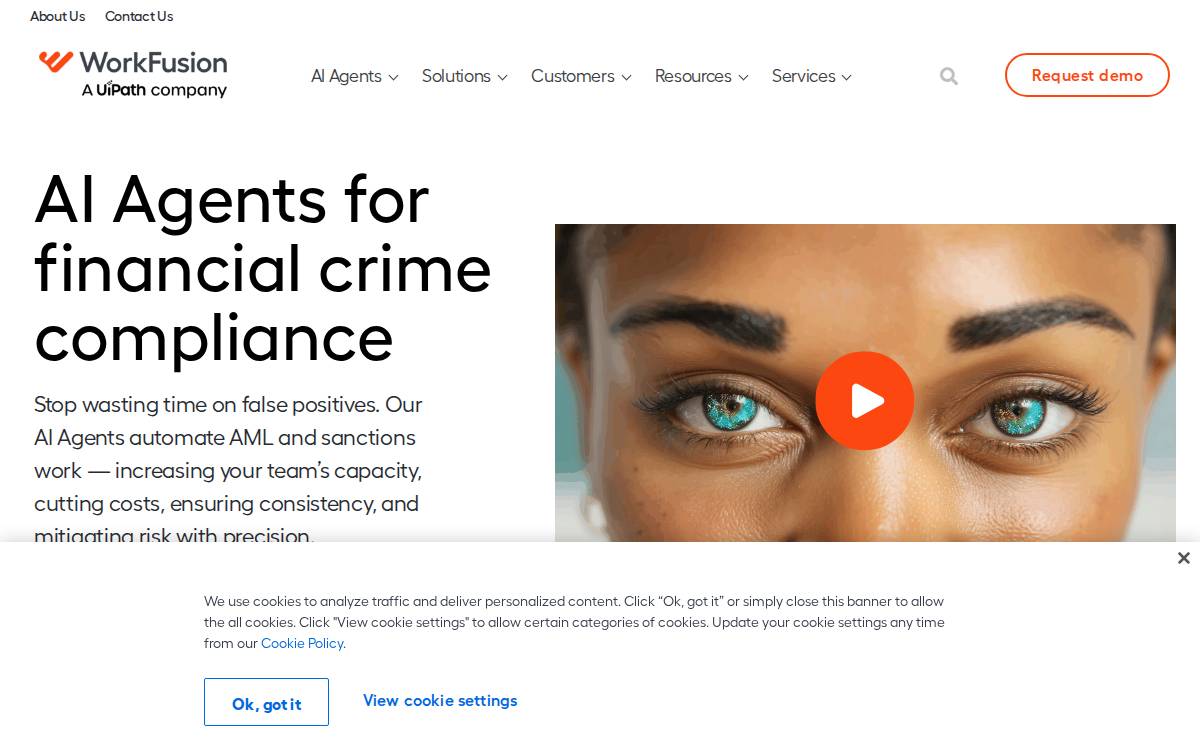 WorkFusion website preview