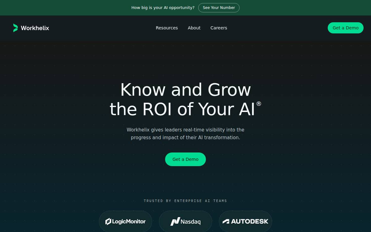 Workhelix website preview