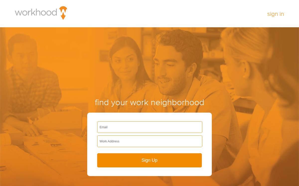 Workhood website preview