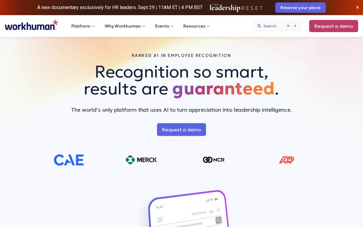 Work Human website preview
