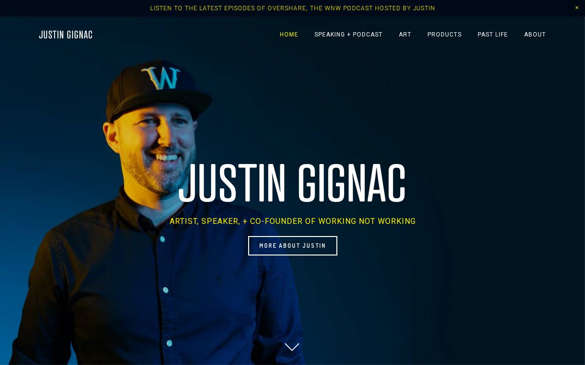 Working Not Working website preview