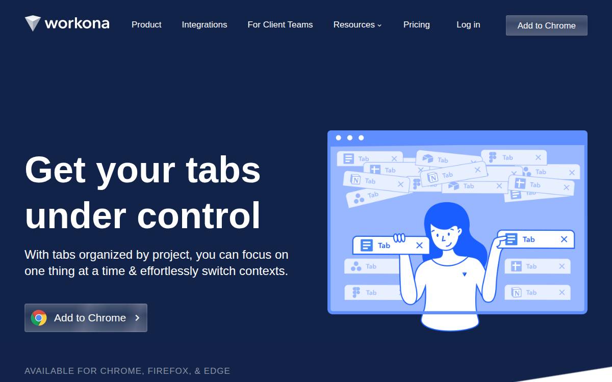 Workona Inc. website preview