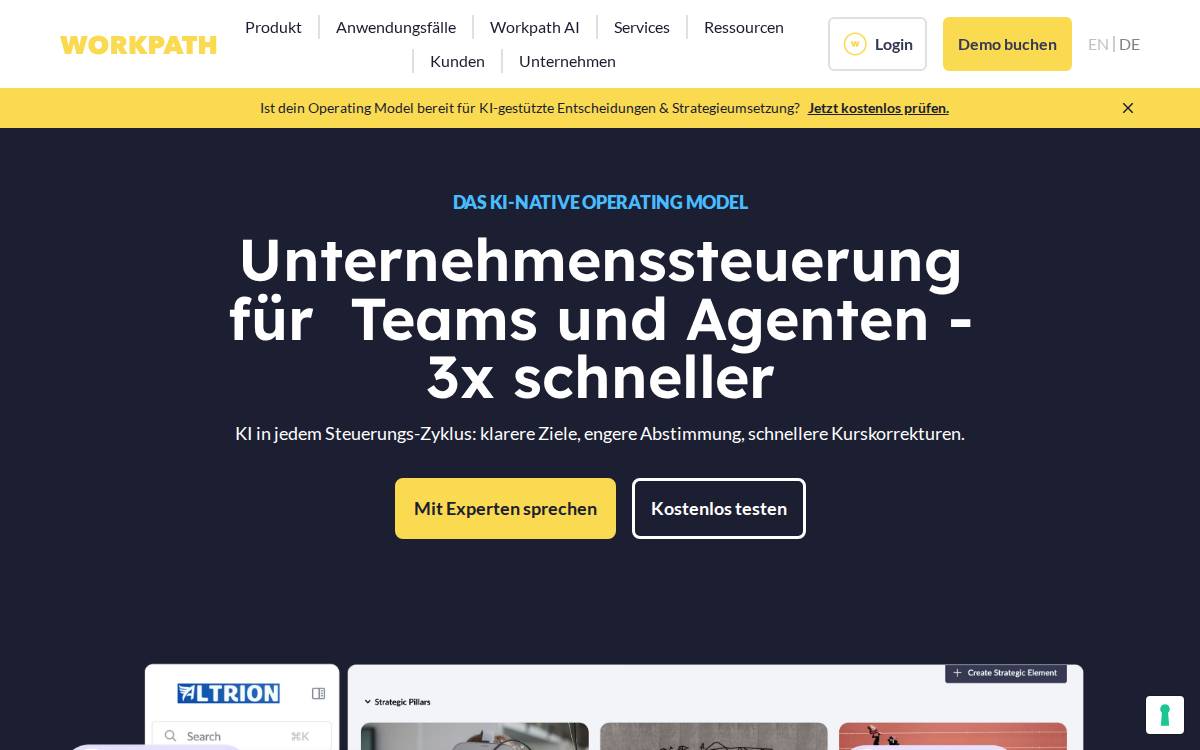 Workpath website preview