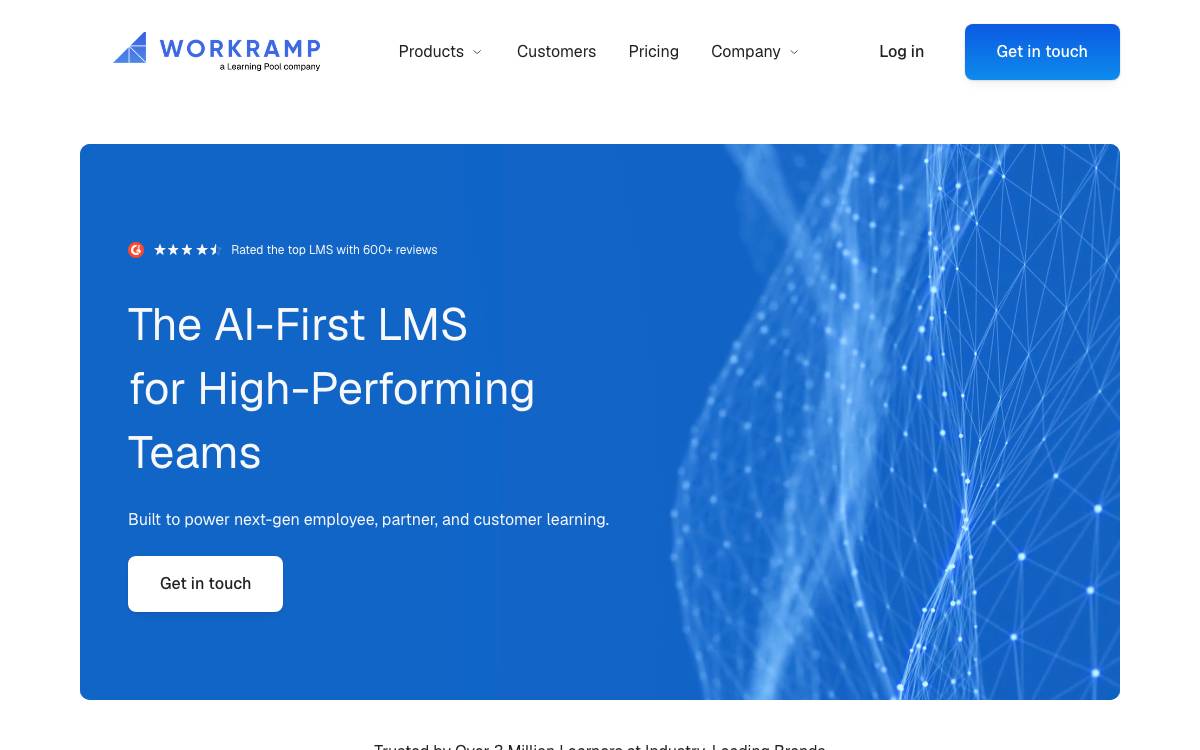 WorkRamp website preview