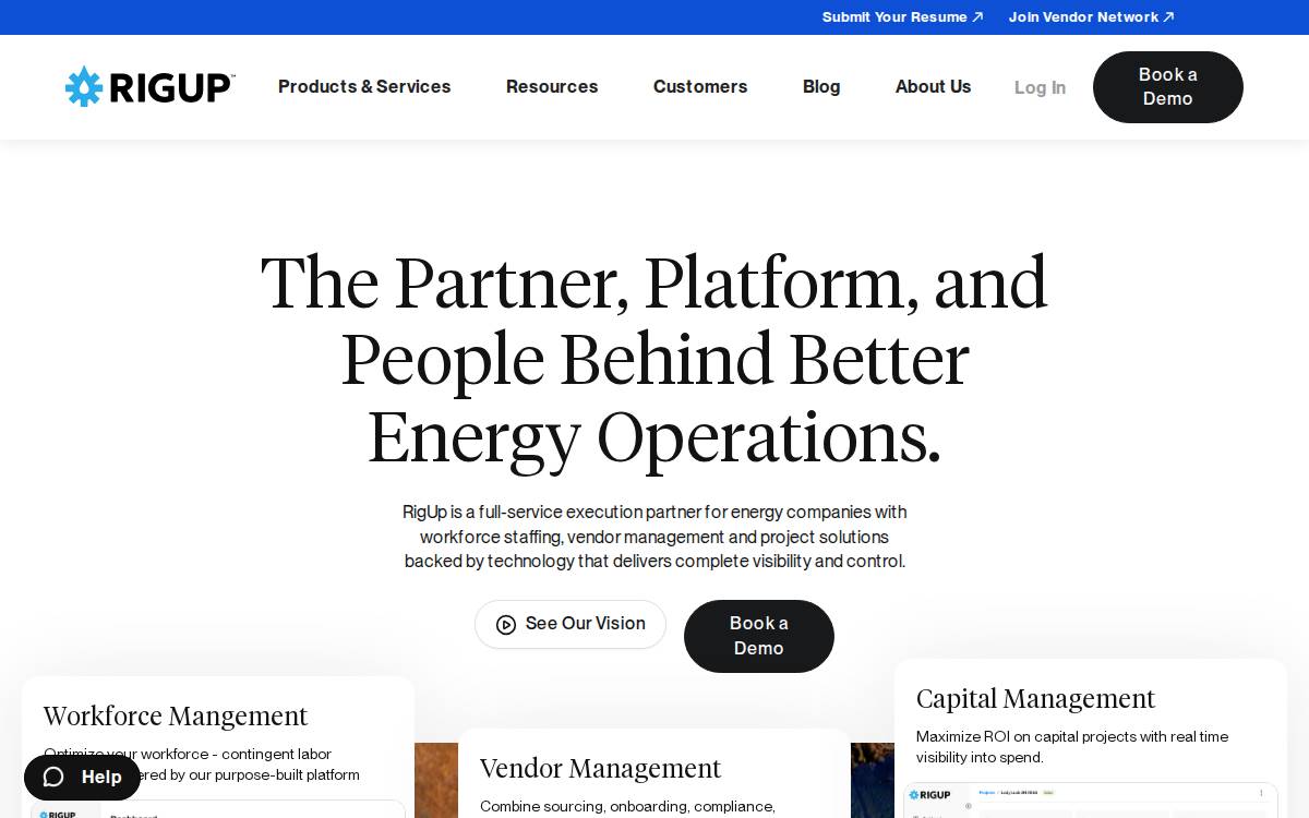 Workrise website preview