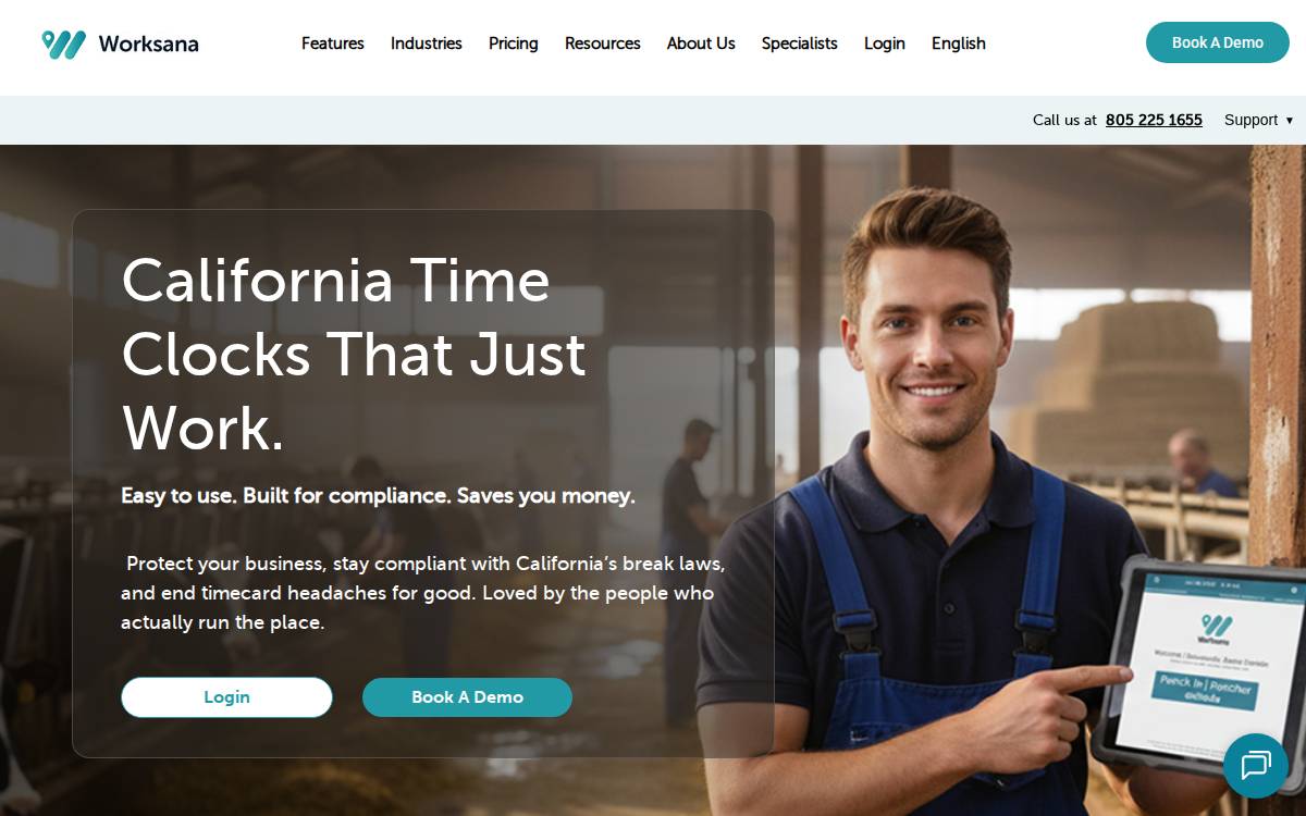 Worksana website preview