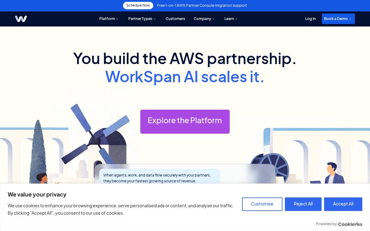 Workspan website preview