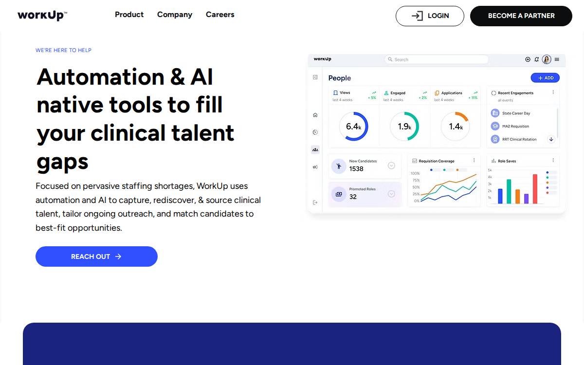 WorkUp website preview