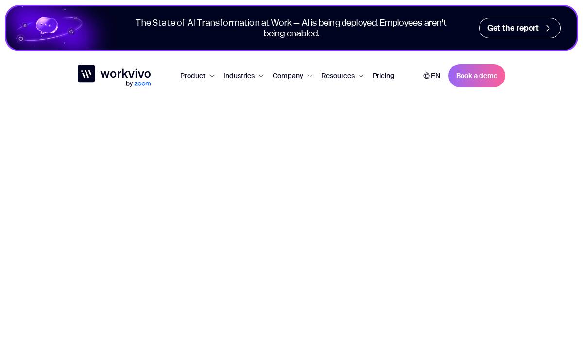 Workvivo website preview