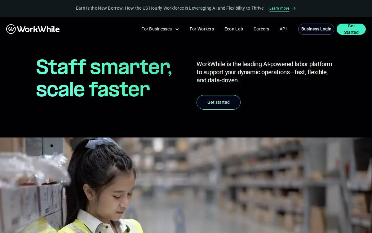 Workwhile website preview