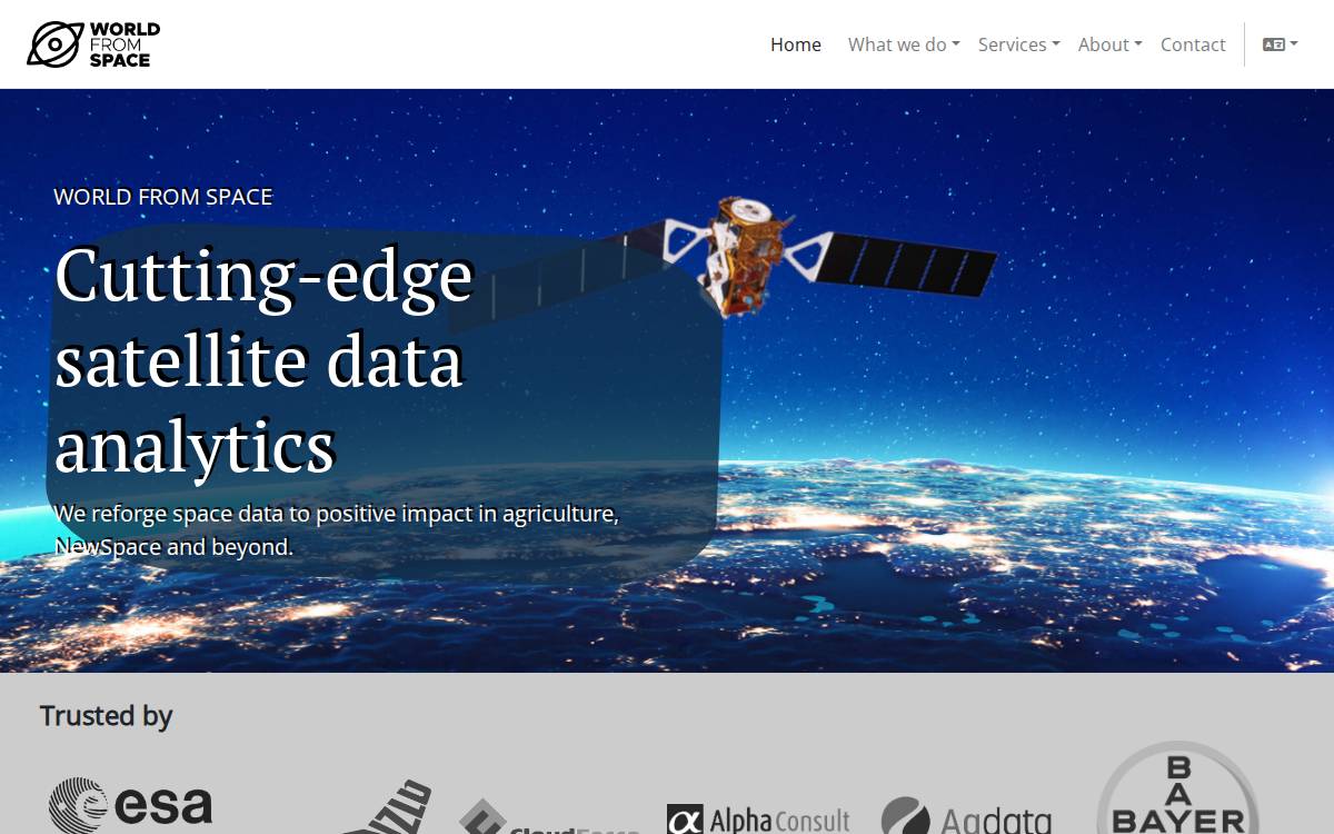 World from Space website preview