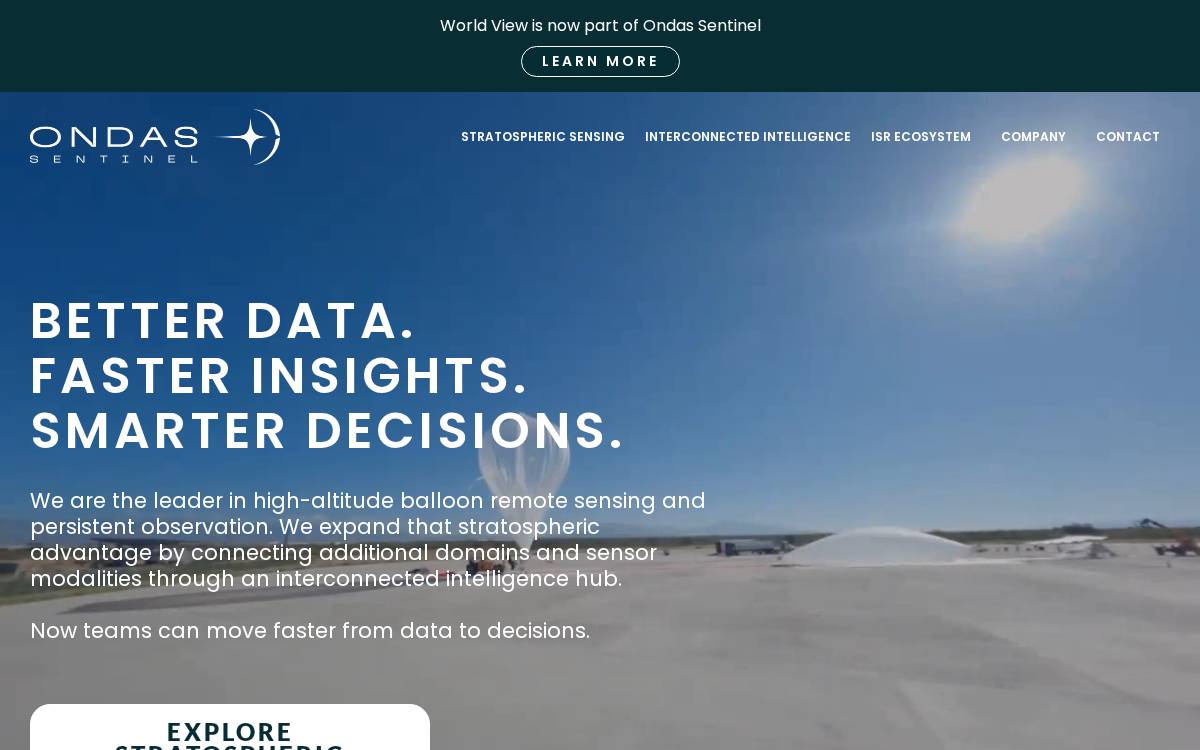 World View Enterprises website preview