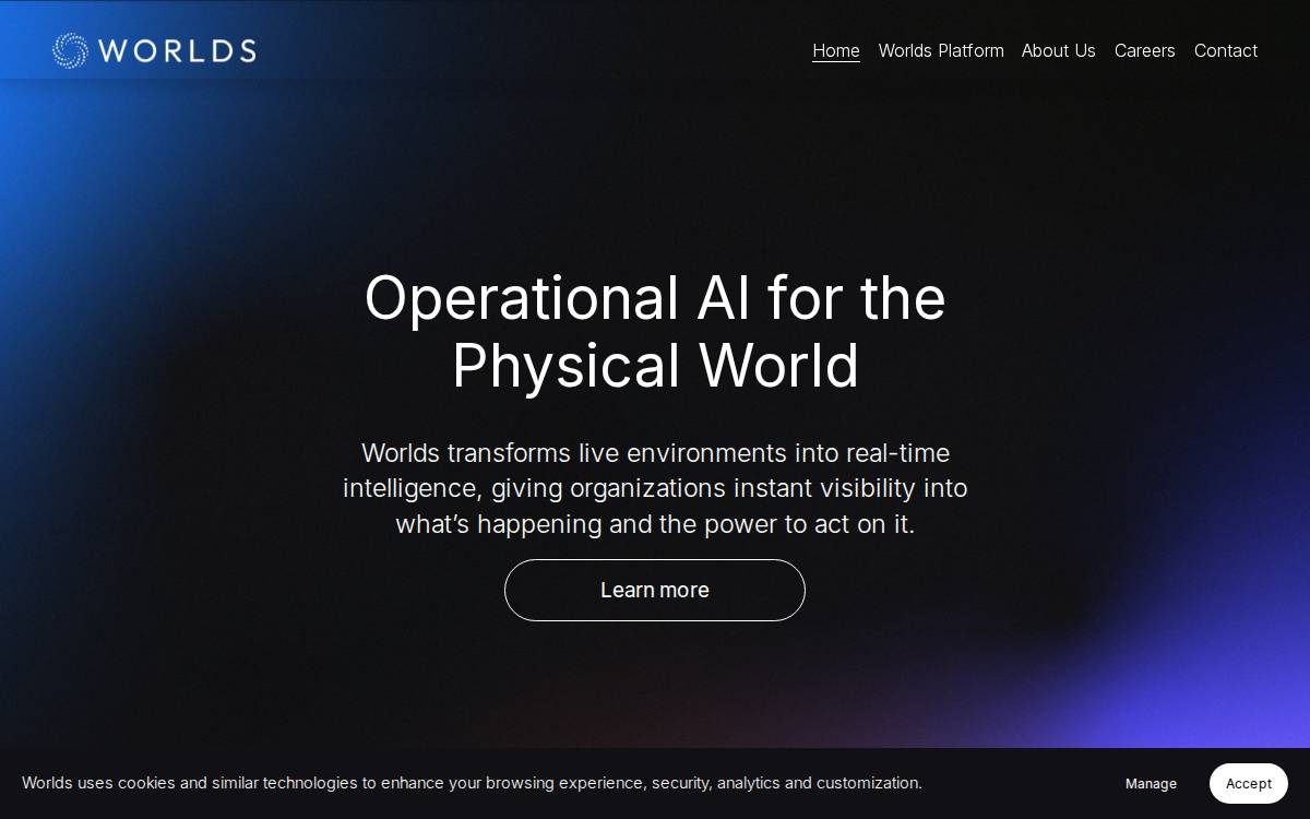 Worlds website preview