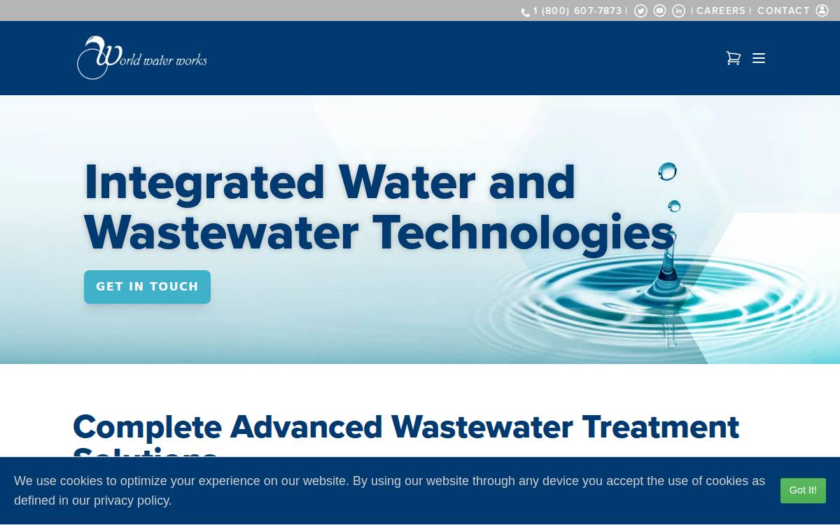 Worldwaterworks website preview