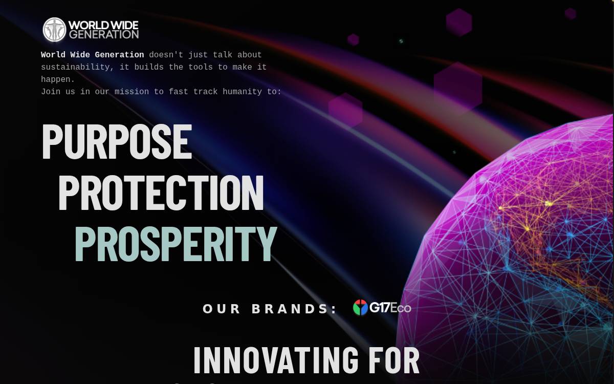 Worldwidegeneration website preview