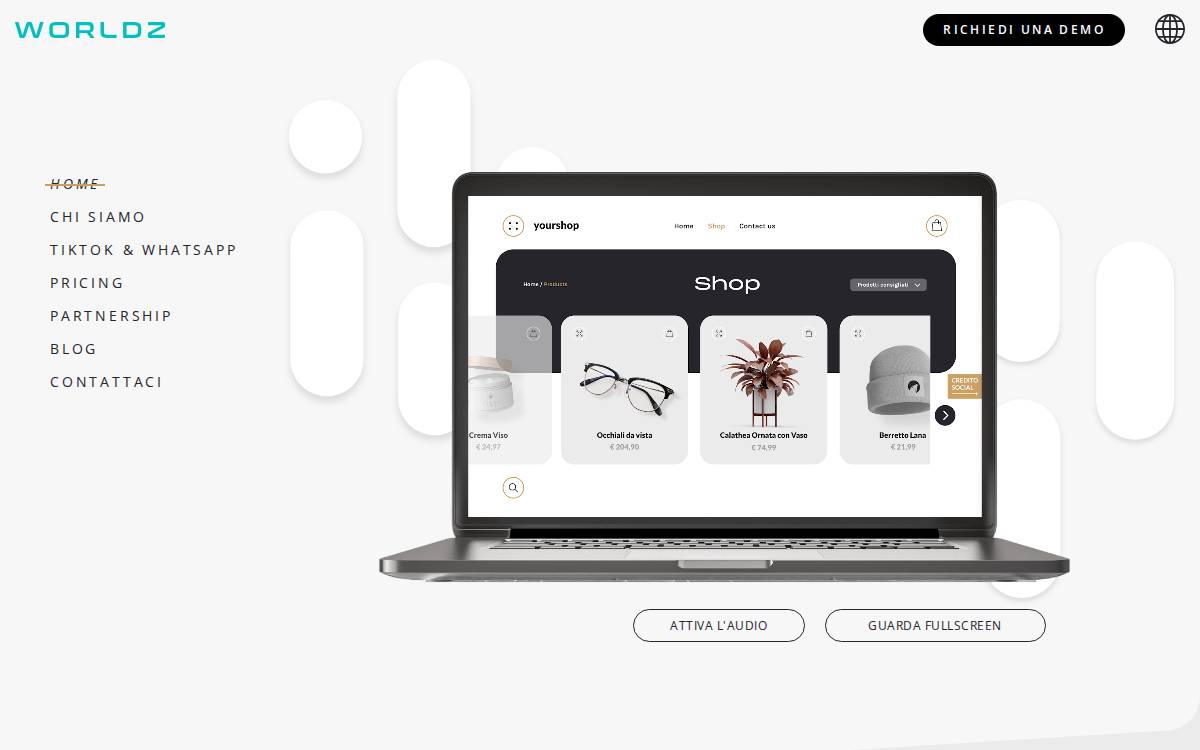 Worldz website preview