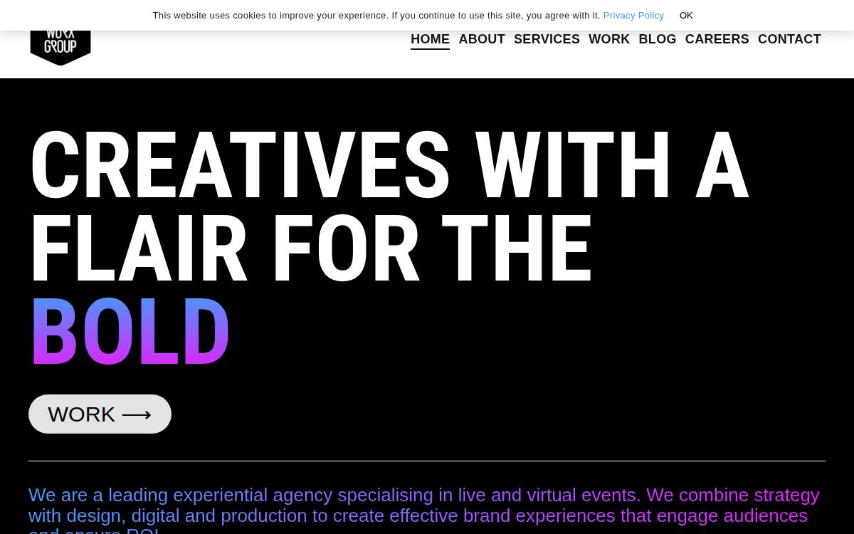 Worx Group website preview