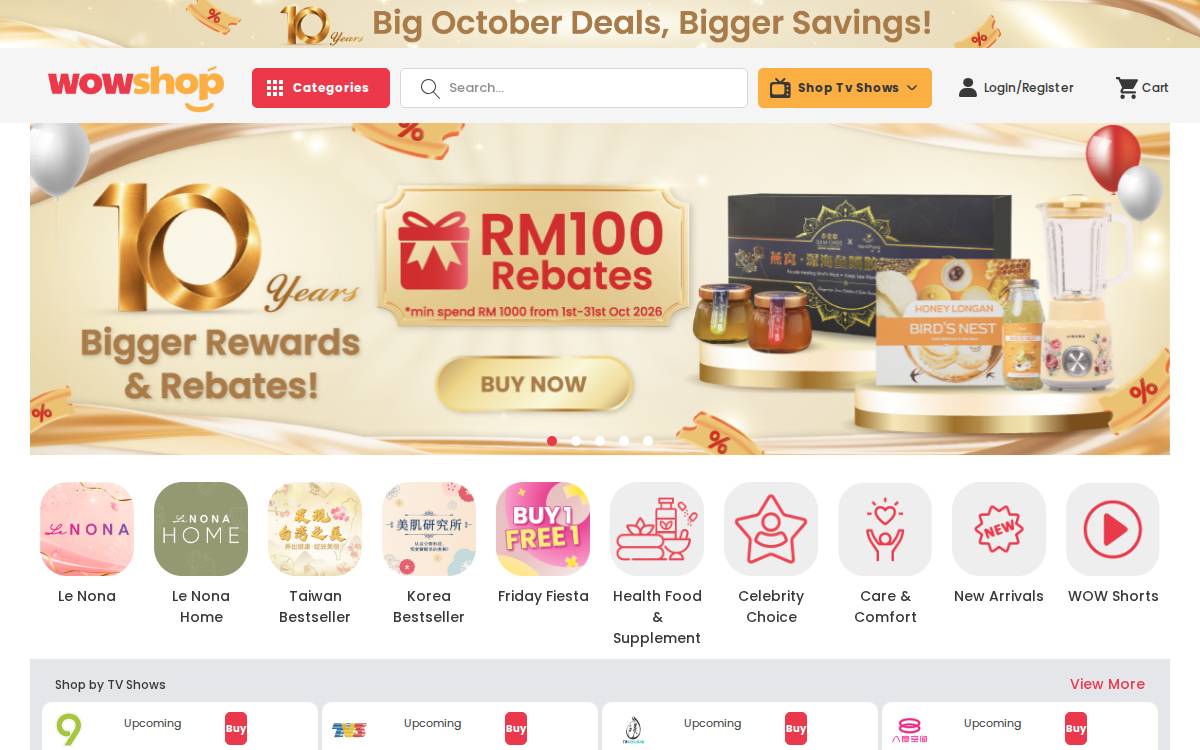 Wowshop website preview